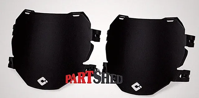2X ODI AG- Downhill Number Plate Black MTB Bike Commuter 2 Pack