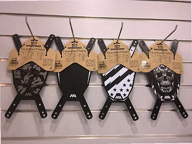 All Mountain Style AMS Number Plate (Fits For Downhill and Enduro Bikes)