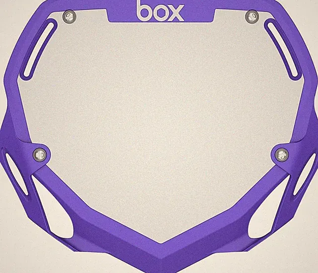 BOX TWO PRO bmx number plate,PURPLE OLDSCHOOL GT BMX SE NEW