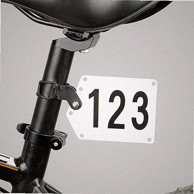 Cycling Number Plate Holder Seatpost Mount Holder Easy Installation