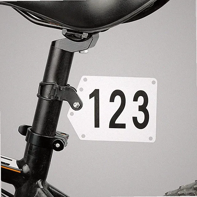 Cycling Number Plate Holder Seatpost Mount Holder Versatile Easy to Install