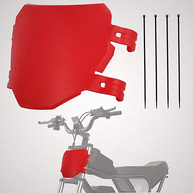 IUVWISN Electric Bike Number Plate E Front Compatible Fit for red
