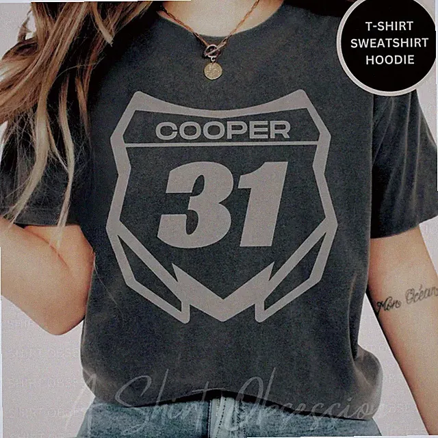 Personalized Motocross Number Plate Dirt Bike Comfort T-Shirt