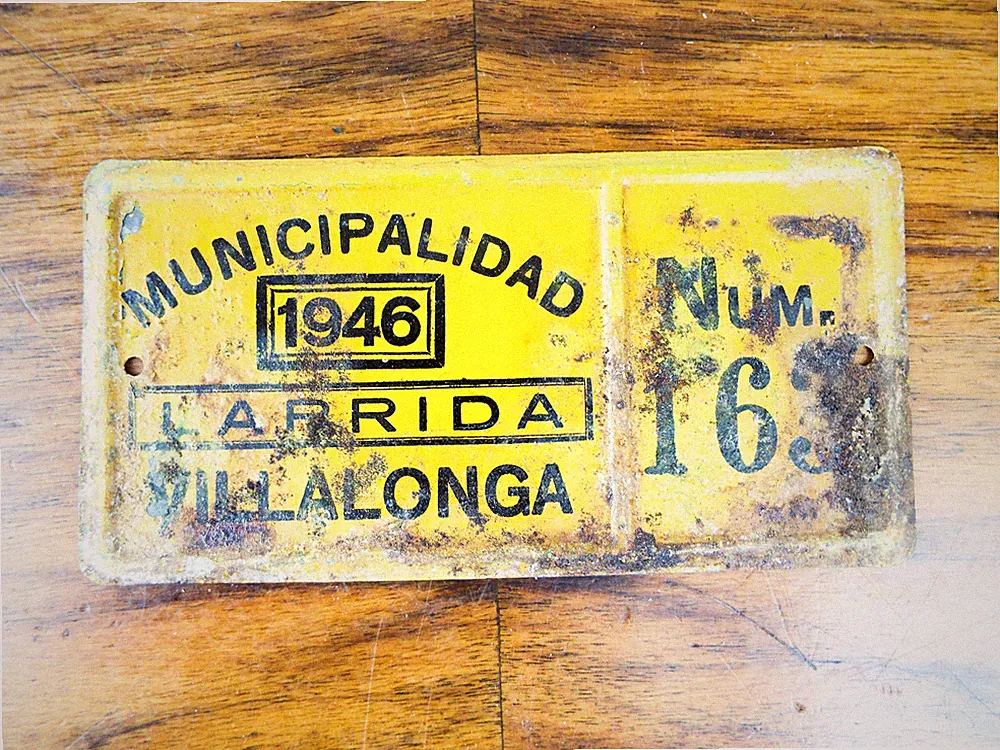 Number Plate Tricycle